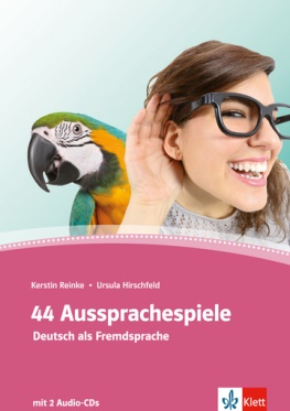 Cover 44 Aussprachespiele 978-3-12-675187-2 Deutsch als Fremdsprache (DaF)